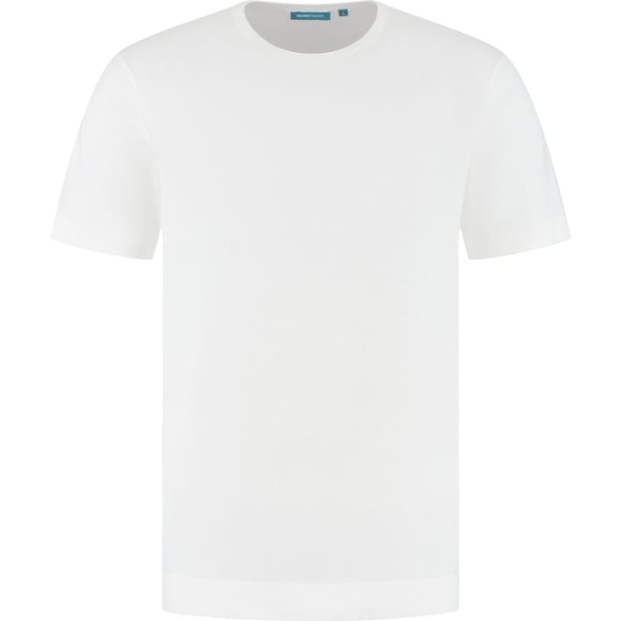District Indigo T-shirt Crewneck Off White (7.51.525.525 - 008)