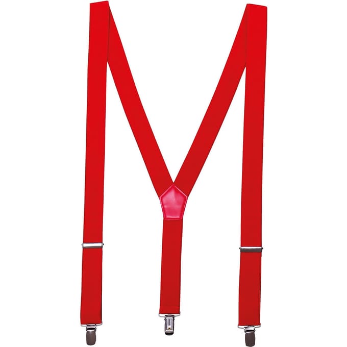 Premier Clip-On broekbeugels (Rood)