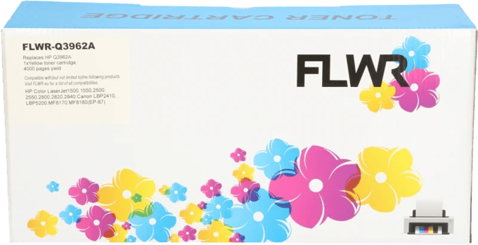 FLWR - Toner / 122A / 701Y / Geel- Geschikt voor HP