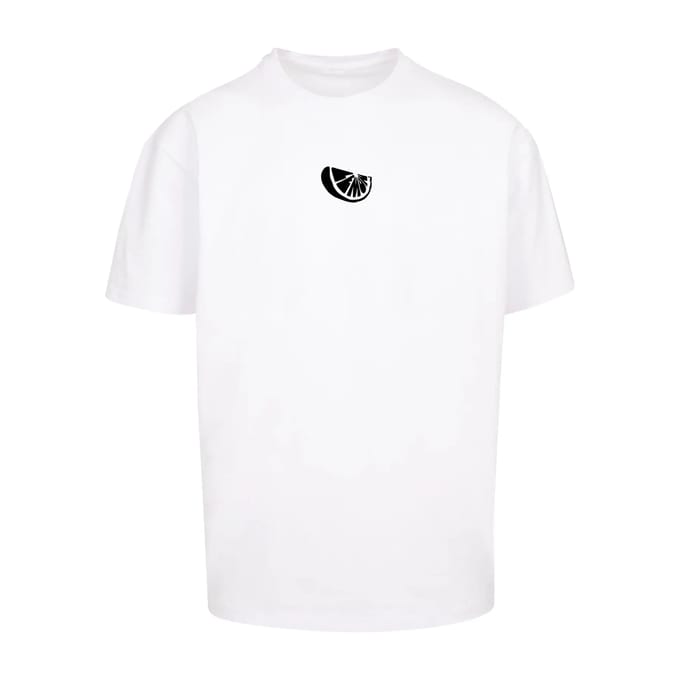 Oversized T-shirt Merchcode Wording Lemon Contour