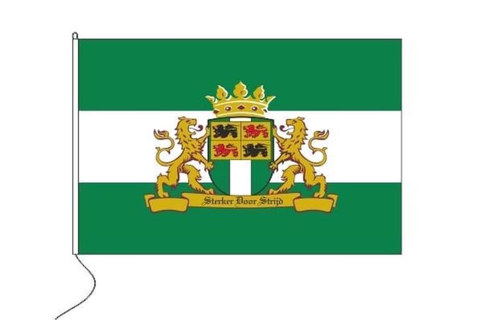 Vlag Rotterdam - Sterker door Strijd 30x45cm