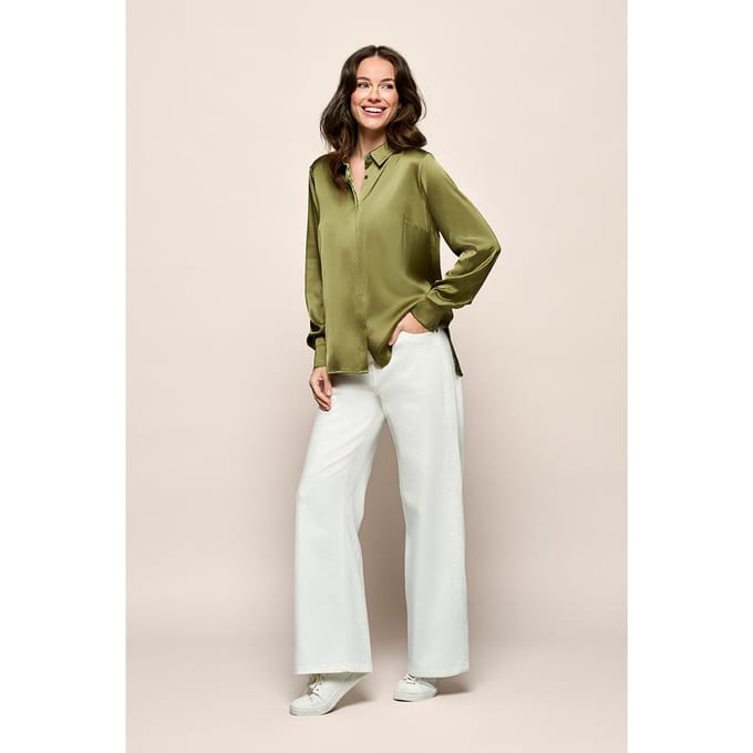 Bellize Blouse Olijfgroen