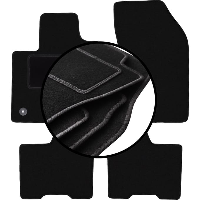 Complete set veloursmatten voor: Jeep Renegade II SUV (2018-)