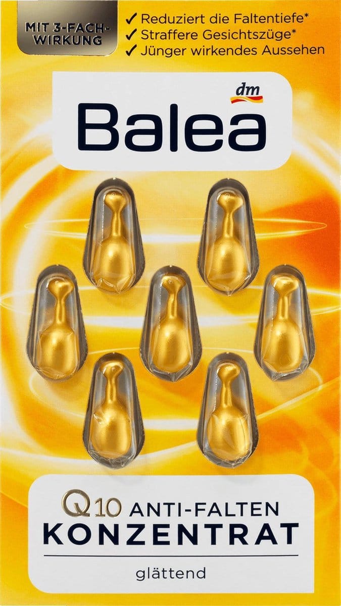 Balea Antirimpelconcentraat met Q10 (7 stuks)