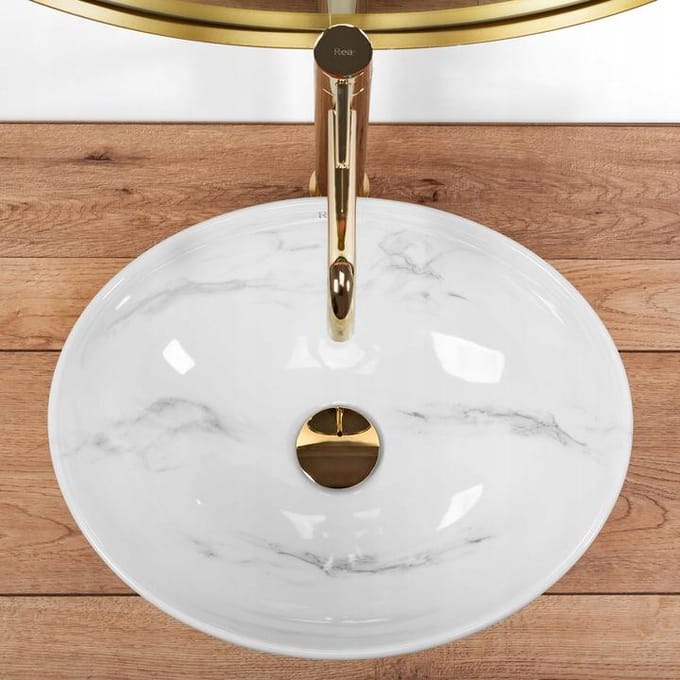 REA Counter-top washbasin Sofia Aiax Shiny