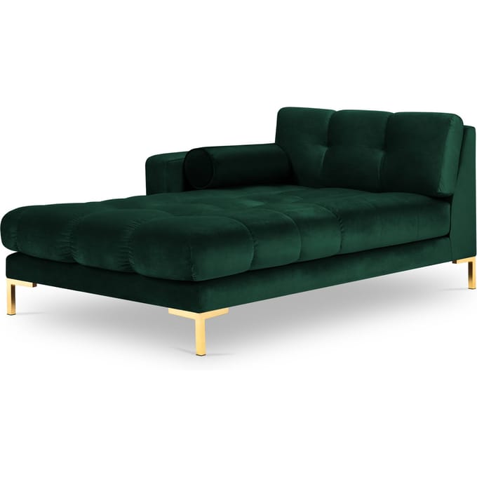 Chaise longue Bali links velvet | Cosmopolitan Design