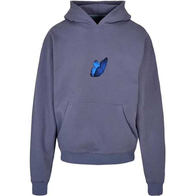 Mister Tee - Le Papillon Heavy Oversize Hoodie/trui - S - Blauw