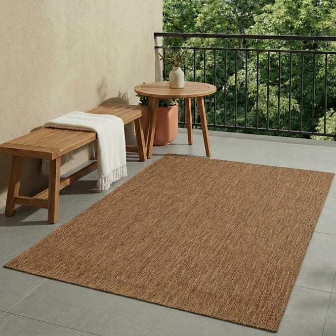 NATURL. Buitenkleed - Costa Cognac - 80x150cm