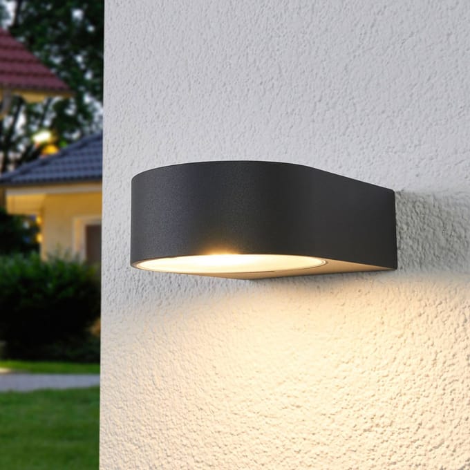 Bega 33224K3 Buitenwandlamp grafiet 3.000K 1-zijdig