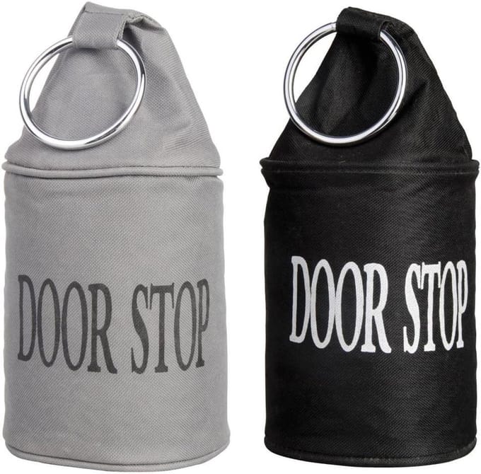 Deurstopper met ring - Vloerstopper - Deuren Open Houden - Gevuld met zand - 23.88 x 19.81 cm
