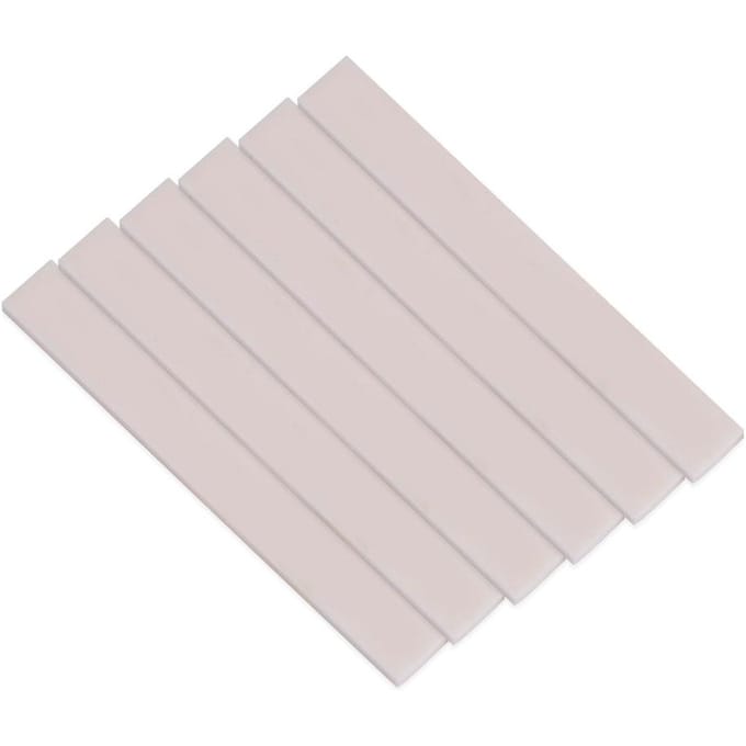 6 Stuks Been Gitaar Brug Zadel Blank voor Akoestische Klassieke Gitaar Mandoline Banjo Ukulele gray