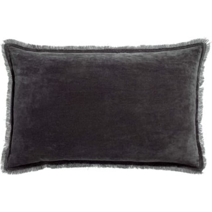 VIVARAISE - Effen kussen Fara Ombre 40 x 65