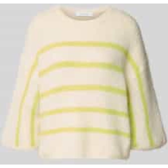 Gebreide pullover met 3/4-mouwen