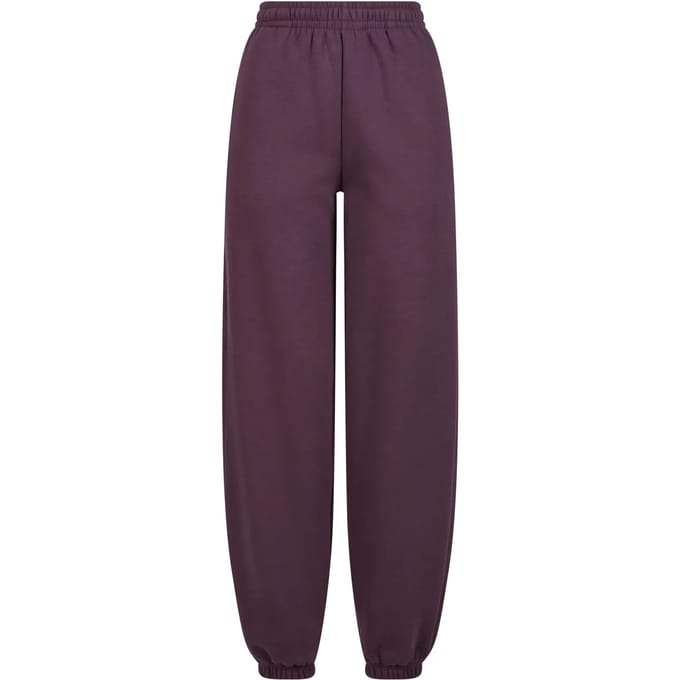 Urban Classics - Fluffy Dames joggingbroek - L - Paars
