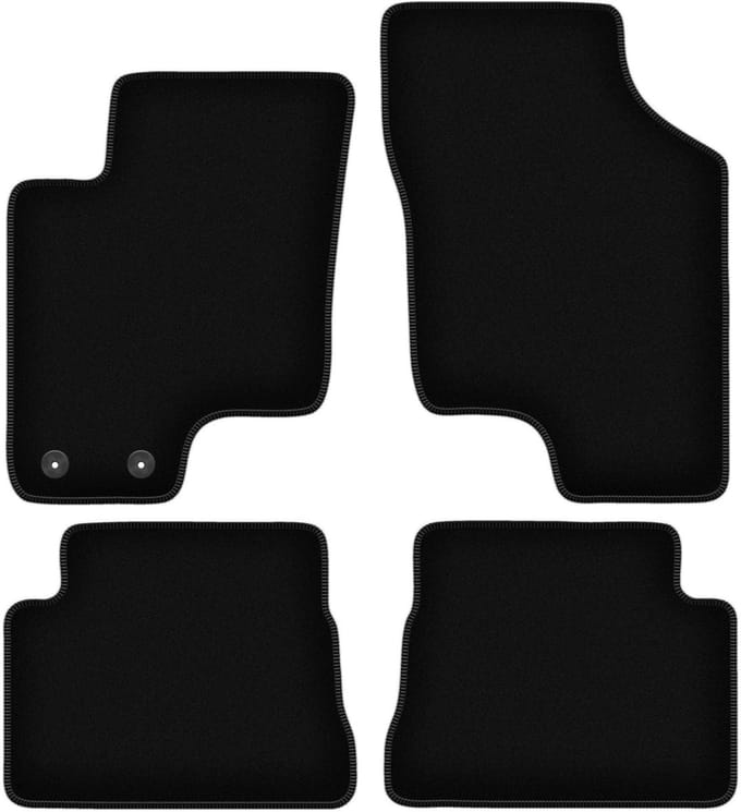 BASIC zwarte veloursmatten voor: Hyundai Getz hatchback (2002-2010)