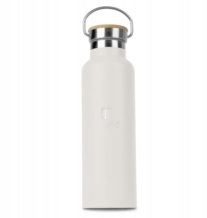 BerlingerHaus Sahara Thermoskan 0,6L met Bamboe Deksel - Mat Crème