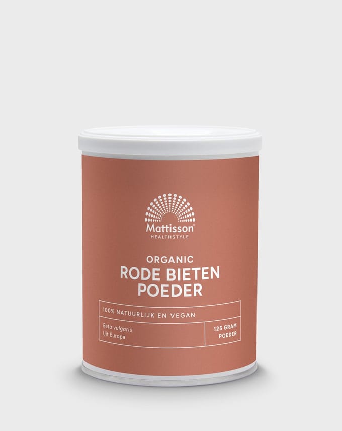 Mattisson - Biologische Rode Bieten Poeder - Vegan - 125 Gram