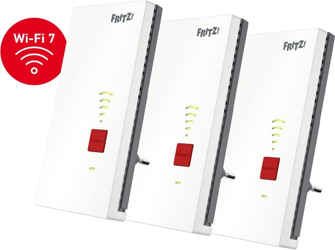 FRITZ! Mesh WiFi Set 2700 – WiFi 7 - 3-pack - Dual-band - 6500 Mbit/s