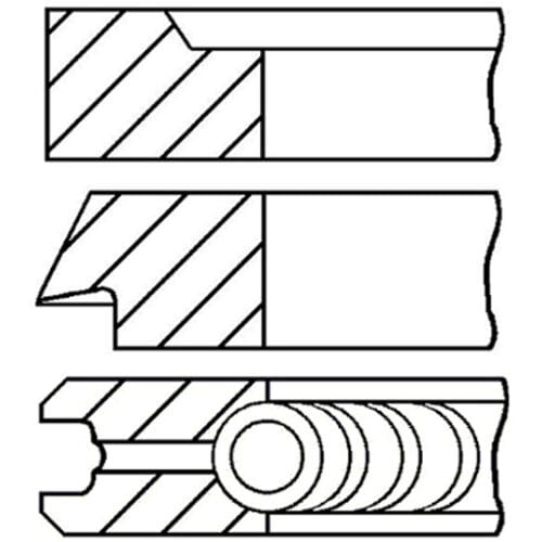 Goetze Engine Zuigerveren set GOETZE 08-287800-00