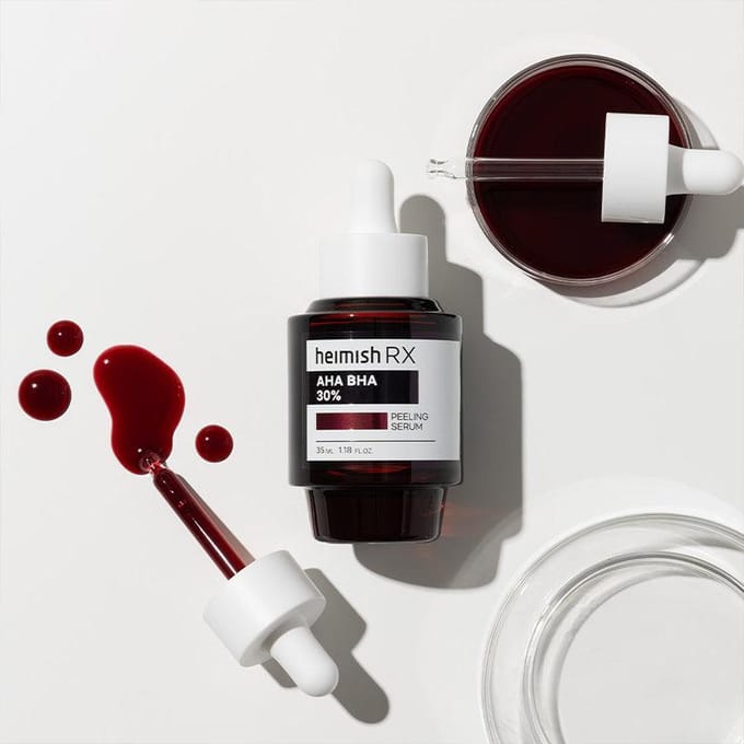 [heimish] RX AHA BHA 30% Peelingserum 35 ml black