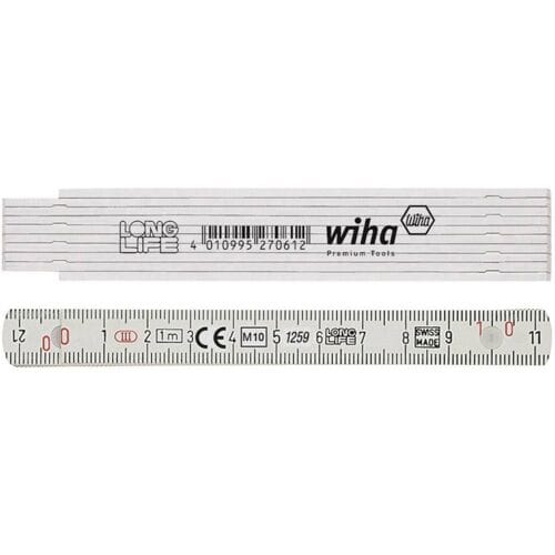 Wiha Duimstok Longlife® 1 m metrisch, 10 delen - 27062
