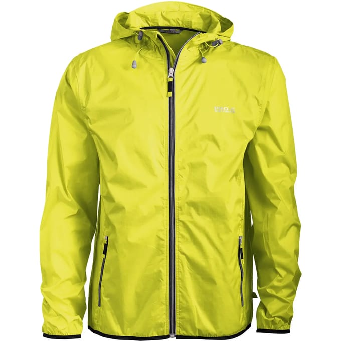 Pro-X Elements - Opbergbare regenjas voor jongens - Cleek Jr. - Limoen - maat 92cm