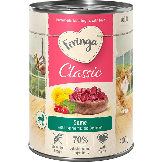6x400g Wild Classic Meat Menu Feringa Kattenvoer