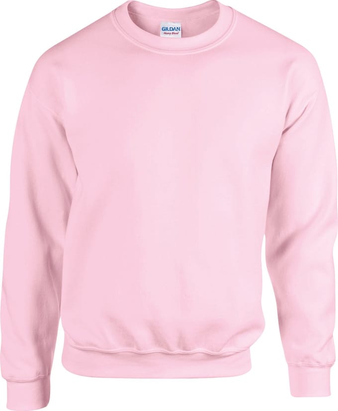 Gildan - Heavy Blend Unisex Sweater - Light Pink maat S