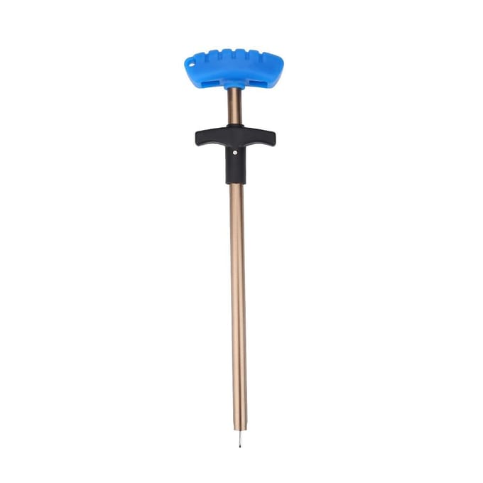 Détacheur d'hameçon pratique en forme de T, outil de retrait d'accessoires de pêche(Grand) Large blue