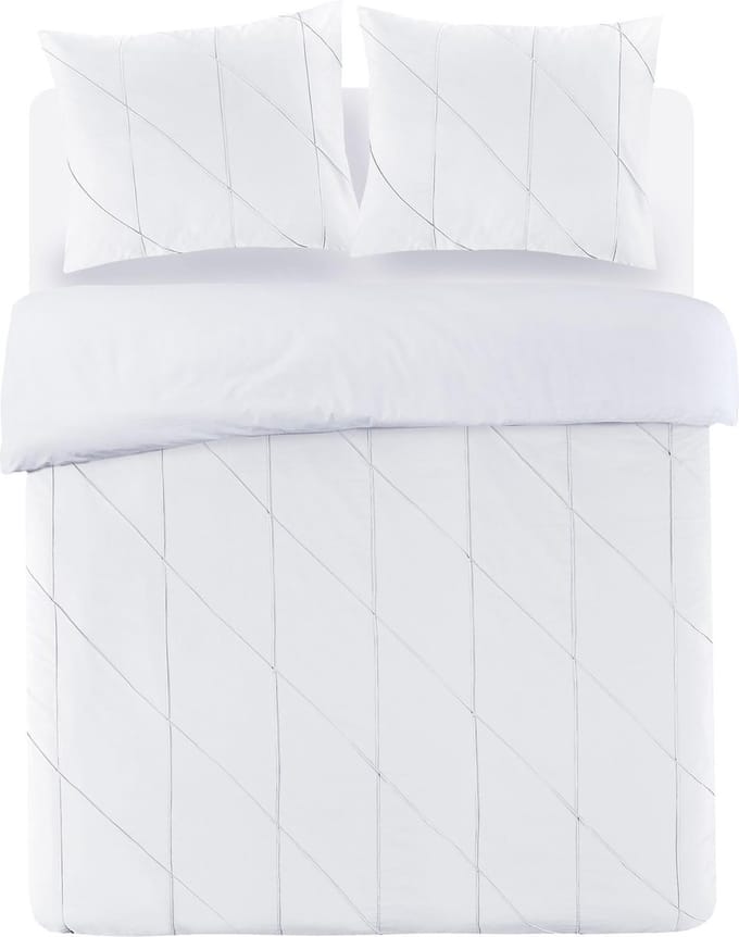 Papillon Canberra Dekbedovertrek - Eenpersoons - 140x200/220 cm - Wit