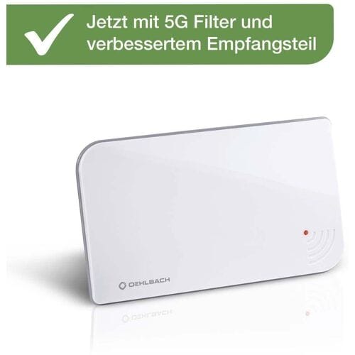 Oehlbach Scope Vision 5G DVB-T2 Actieve DVB-T/T2 platte antenne Binnen Wit