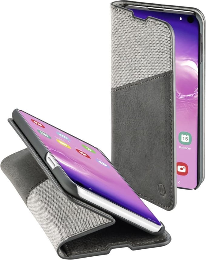 Hama Booklet "Gentle" voor Samsung Galaxy S10, lichtgrijs