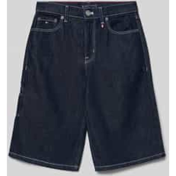 baggy korte jeans van mix van katoen en lyocell
