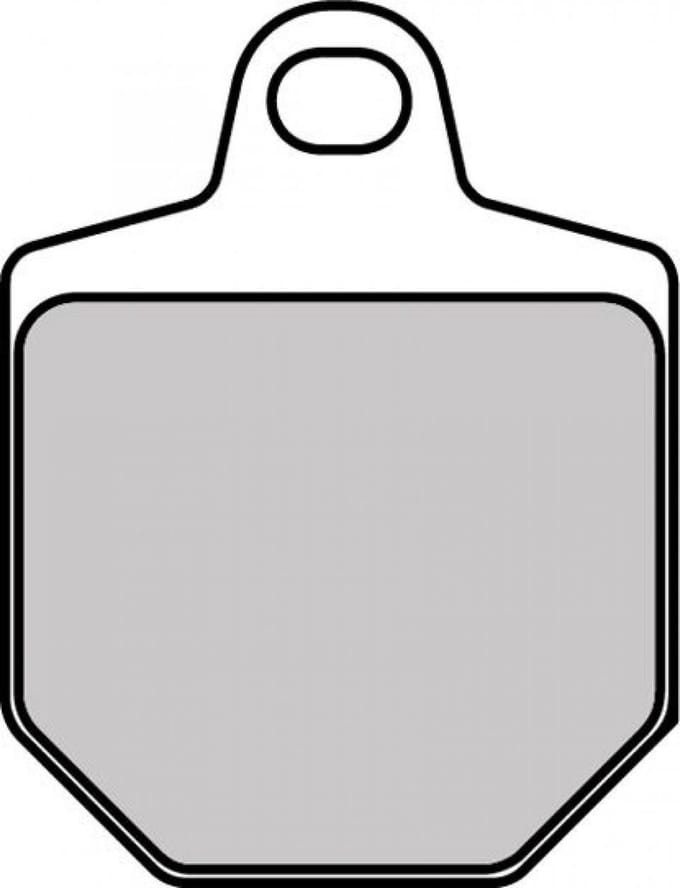 Plaquette de frein Ferodo pour Moto HM 450 CRM FX 2008 à 2012 AV Neuf