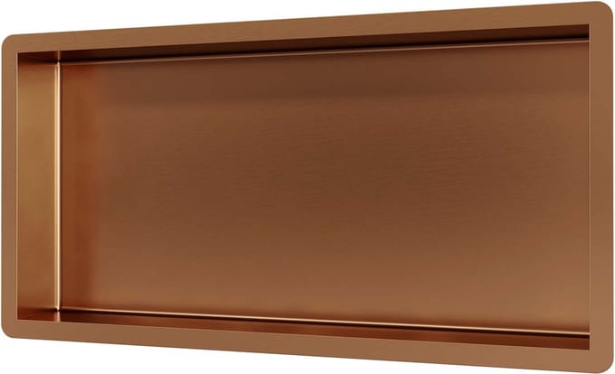 Brauer Copper Edition Inbouwnis - 60x30cm - PVD - geborsteld koper