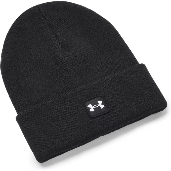 Under Armour HALTIME BEANIE Heren Muts - Zwart - Wit