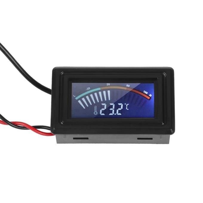 PC Waterkoelsysteem Wijzerweergave Thermometer Temperatuurmeter
