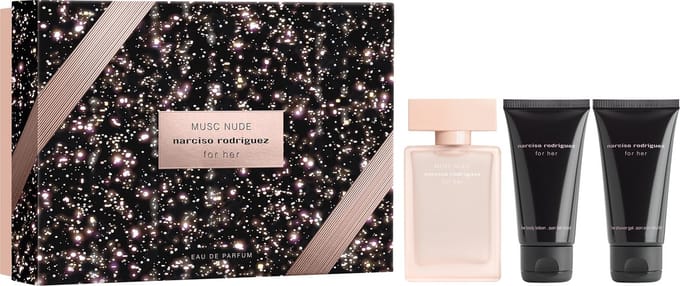 NARCISO RODRIGUEZ - For Her Musc Nude Eau de Parfum Fragrance Set - 3 st - Dames set eau de parfum