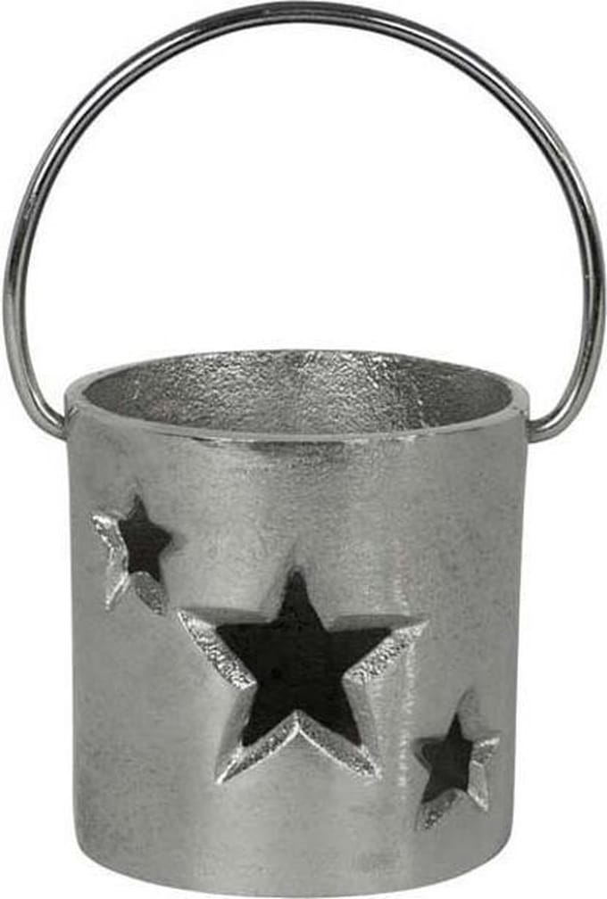 Mars & More Ster Recht - Windlicht - 12 cm - Aluminium