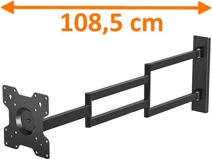 Axis XL 108,5 cm Draai- en Kantelbare TV Beugel