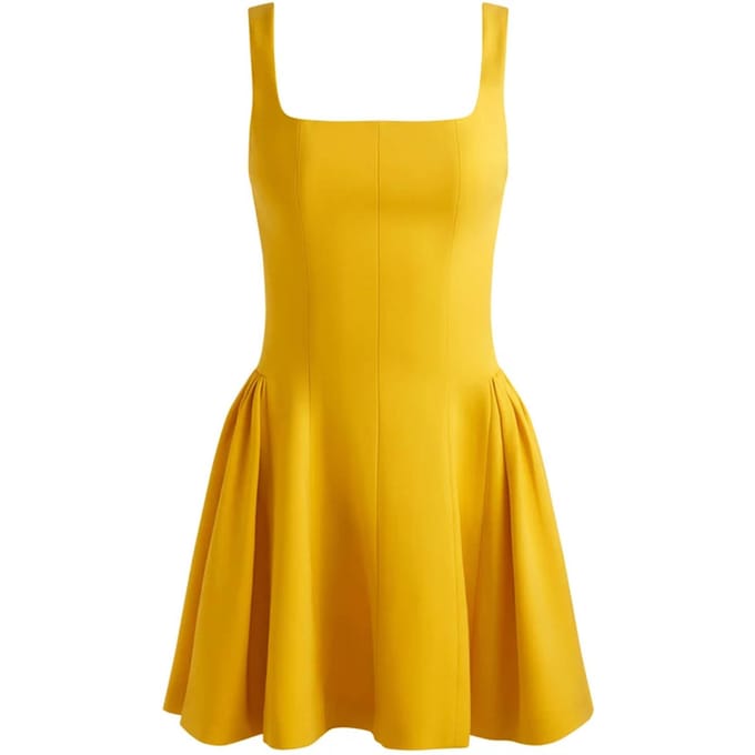 Alice + Olivia Jurken geel