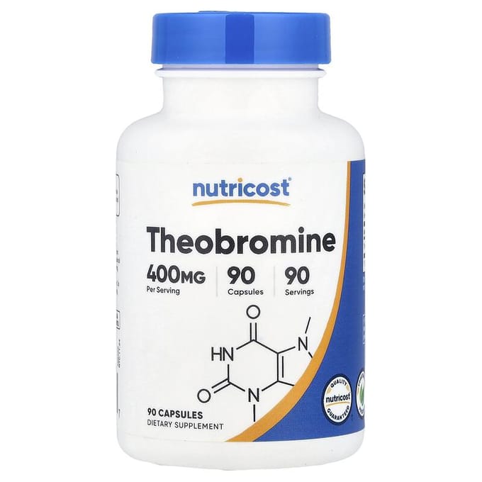 Théobromine, 400 mg, 90 Gélules