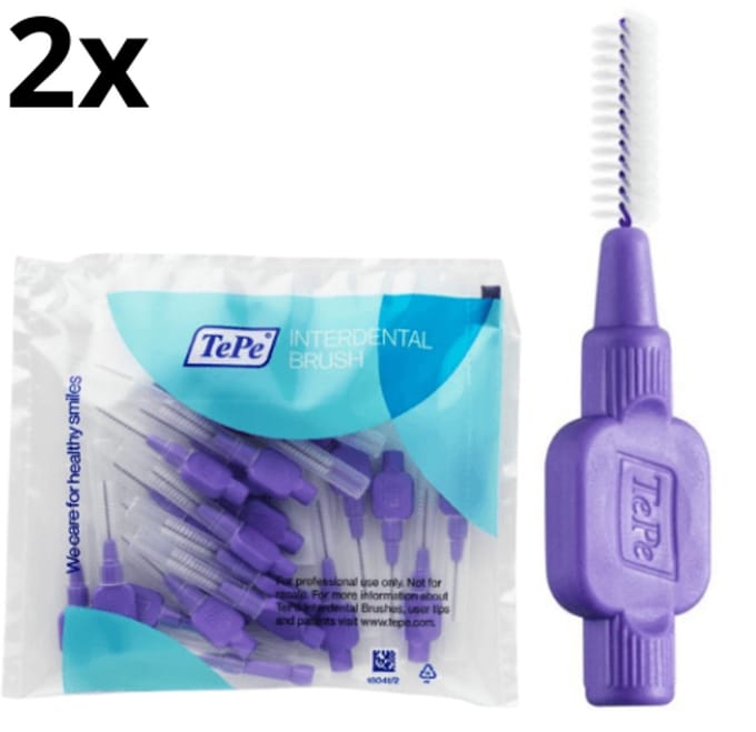 TePe Ragers Lila - 2 x 25 stuks - Voordeelverpakking