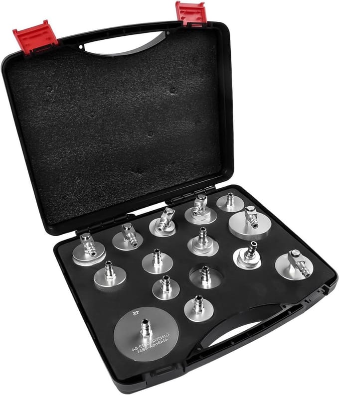 Remontluchter Adapter Set - Remleiding Gereedschap - Remmen Onderhoud - Universele Compatibiliteit - 13 Delig - Zwart