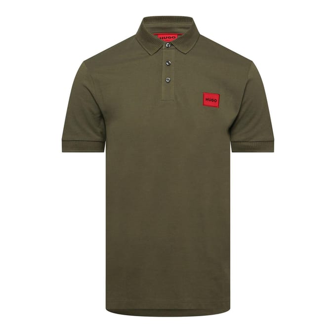 Hugo Heren Deruso Poloshirt (Olijfgroen)
