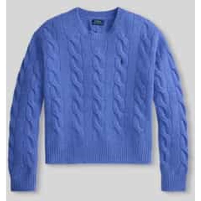 regular fit gebreide pullover van mix van wol en kasjmier