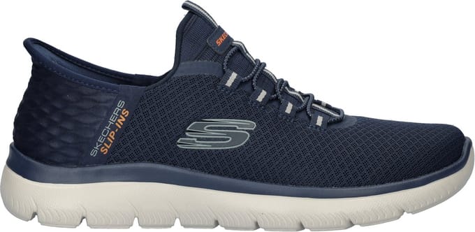 Skechers 232457/nvy Summits - High Range Heren Bungee Veterschoenen Navy