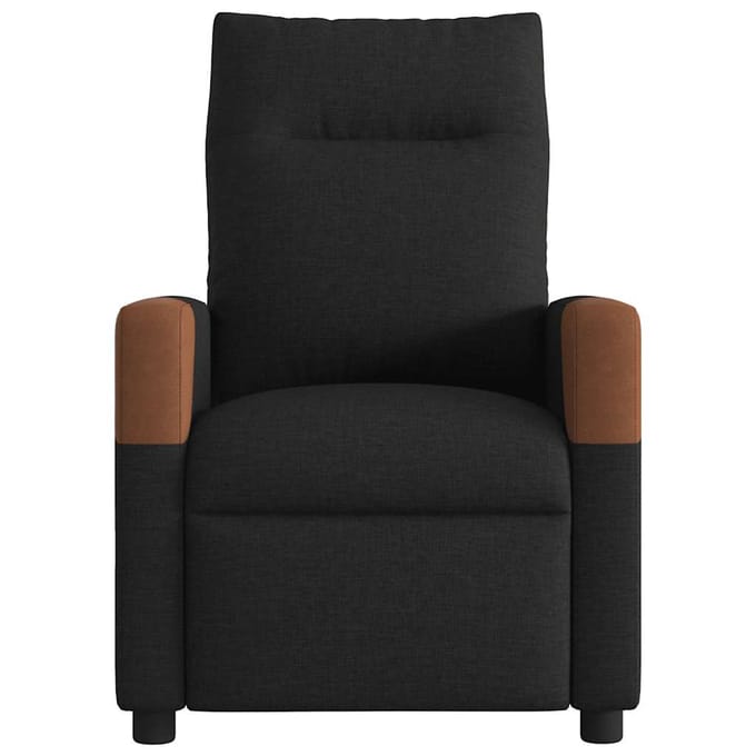 vidaXL - Massagestoel - verstelbaar - stof - zwart
