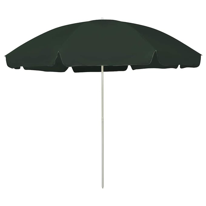 vidaXL - Strandparasol - 300 - cm - groen