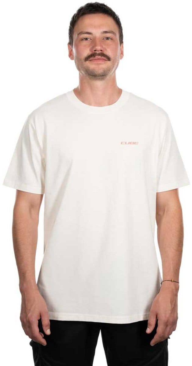 Cube Whip Session Gty Fit T-shirt Met Korte Mouwen Wit 3XL Man